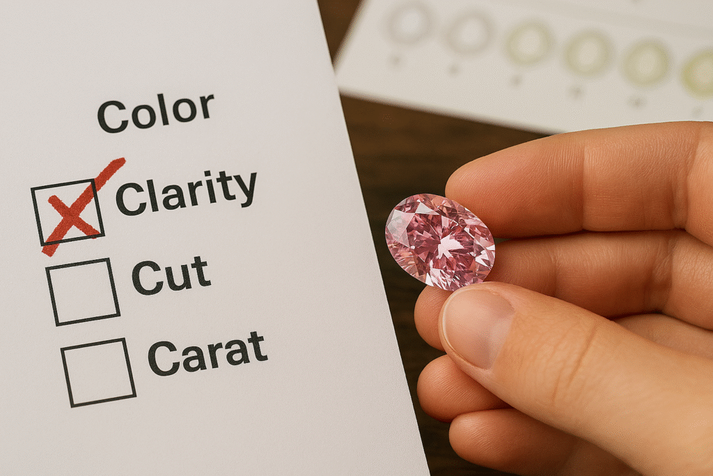 Mistake #1: Applying the “Colorless” 4Cs to a Colored Diamond