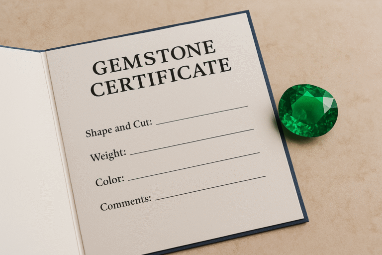 The Paper Trail: Why a Gemstone Certificate Can Be Your Best Friend (And When It’s Not Worth It)