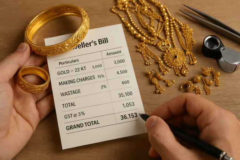 Decoding the Jeweller’s Bill: Making Charges, Wastage and GST in Kerala