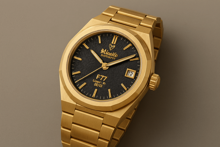 Nivada Grenchen F77 Mark II Gold: A 1977 Classic Reimagined