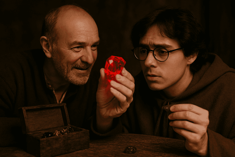 Close-up of colorful gemstones with a disclaimer about investment risks while enjoying gemstone collecting as a hobby.