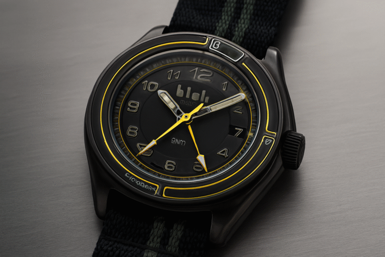 Blok 38 – Black GMT Watch