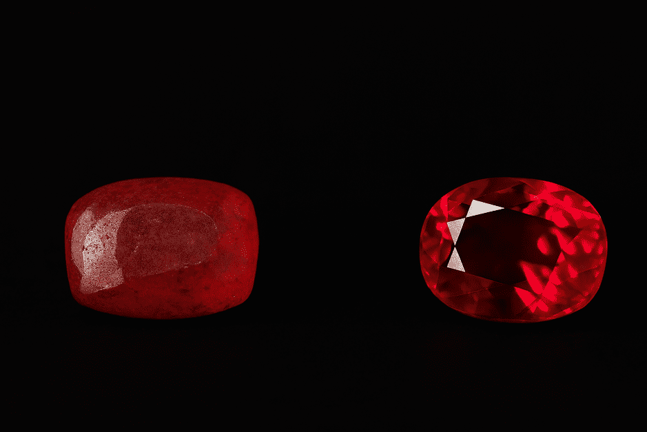 The Black Prince’s “Ruby,” a large red spinel set in the British Imperial State Crown, mistaken historically for a ruby.