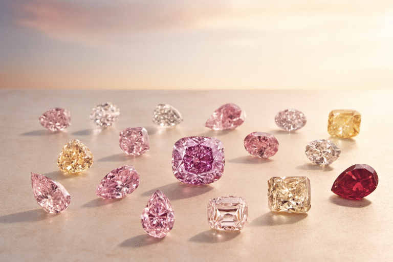 Final Beyond Rare Tender Into the Light diamonds from Rio Tinto Argyle and Diavik mines.