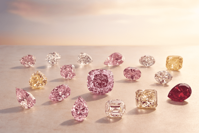 Final Beyond Rare Tender Into the Light diamonds from Rio Tinto Argyle and Diavik mines.