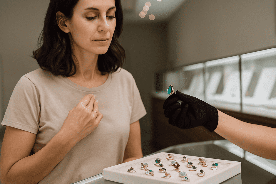 Perfect gemstone for you—emerald ring matching skin tone and style