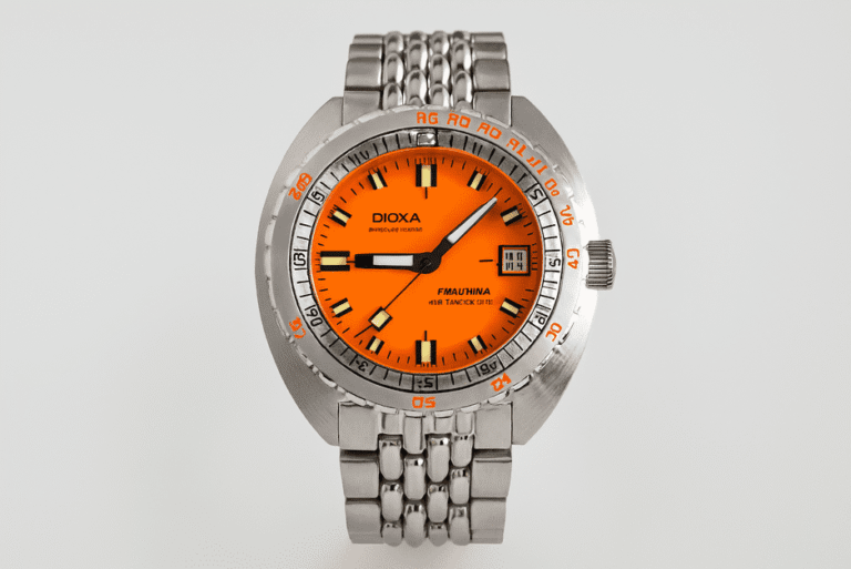 DOXA SUB 750T Professional dive watch with stainless steel case and Beads of Rice bracelet
