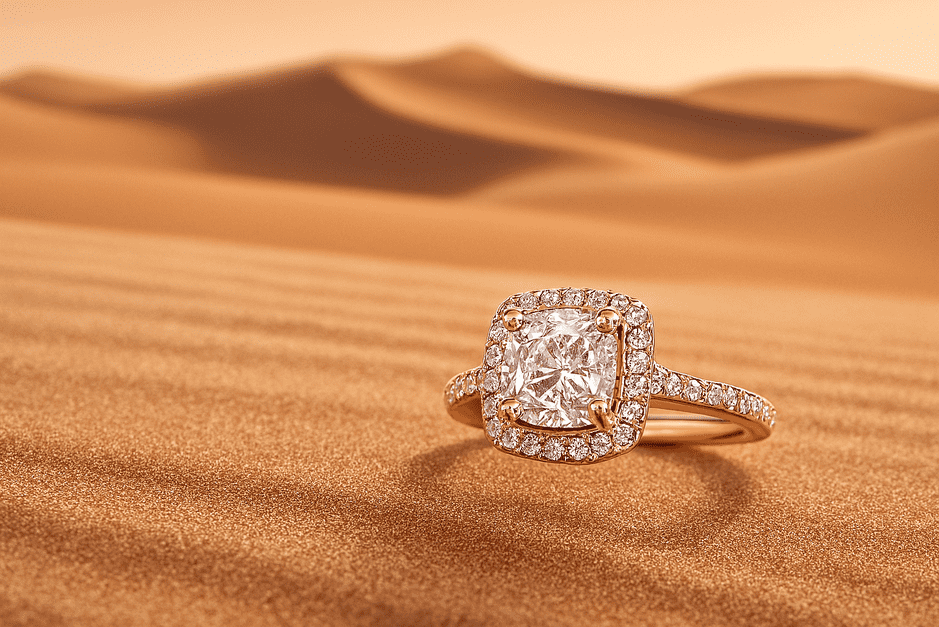 Storied Diamond Desert Sands of Eternity™ Botswana diamond ring by Jared