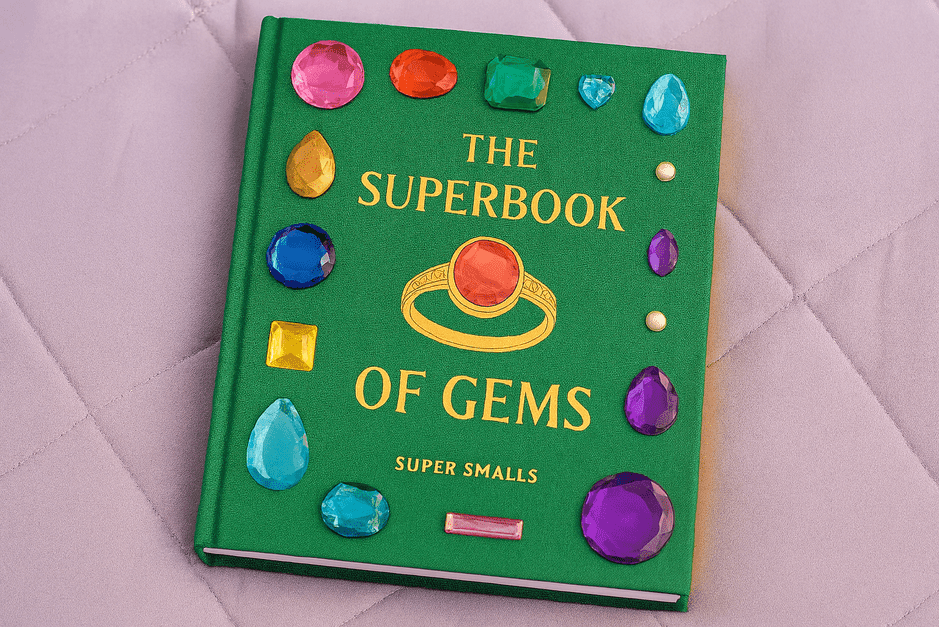 The Superbook of Gems by Super Smalls – kids’ birthstone guide with photos and stories