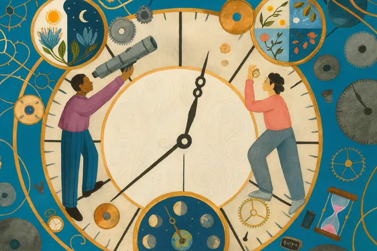 About Time book by Rebecca Struthers and Alom Shaha.