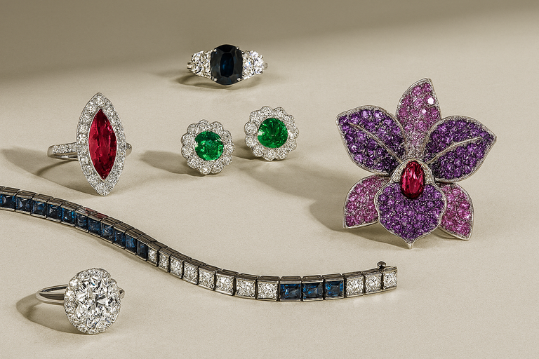 Oscar Heyman 2025 Holiday Catalog featuring handcrafted gemstone masterpieces.