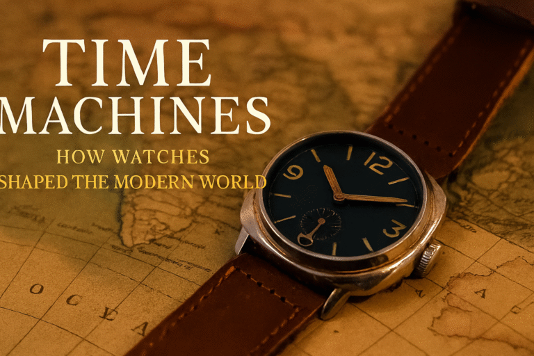 Time Machines – How Watches Shaped the Modern World book cover.