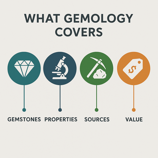 Scientific study of minerals and gemstones.