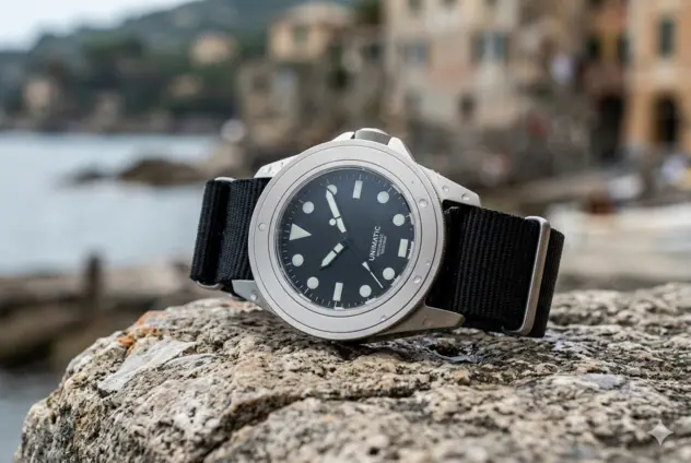 A minimalist stainless steel Unimatic Modello Uno showing the Unimatic Watches Business Model in practice.