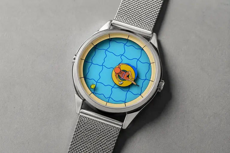 A unique artistic timepiece from the Mr Jones Watches Brand