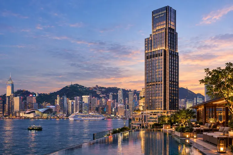 A view of the Rosewood Hong Kong, the top property in the 50 Best Hotels 2026 list.